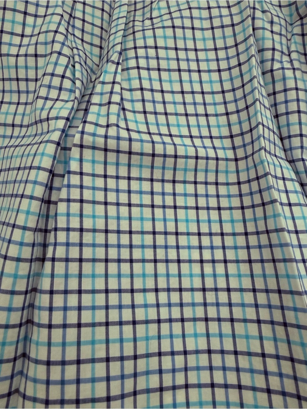 Ralph Lauren Blue and Green Checkered Boys Button-Down Shirt - Picture 4 of 4